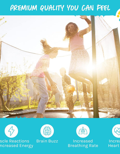 Load image into Gallery viewer, Replacement Trampoline Mat, Fits 14Ft Frames W/Spring Tool and Durable V-Rings, Bounce Safely with Extra Rows of Stitching - Jumping Mat for 14Ft round Trampoline - Fit 72, 88, and 96 Springs
