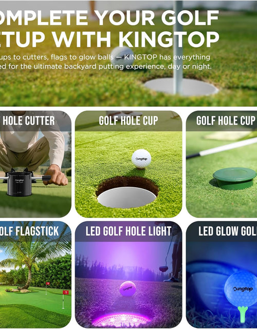 Load image into Gallery viewer, Golf Hole Cup for Backyard Practice Putting Green, Fit PGA | LPGA | USGA Regulations, ABS Ivory White, Outdoor Indoor Golf Putting Cup
